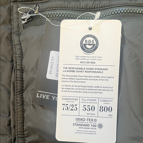 Eddie Bauer Eastlake Parka Down Jacket Dark Green Womens New with Tags - Picture 4 of 6